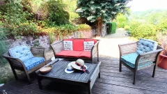 Terrasse privée avec vue panoramique